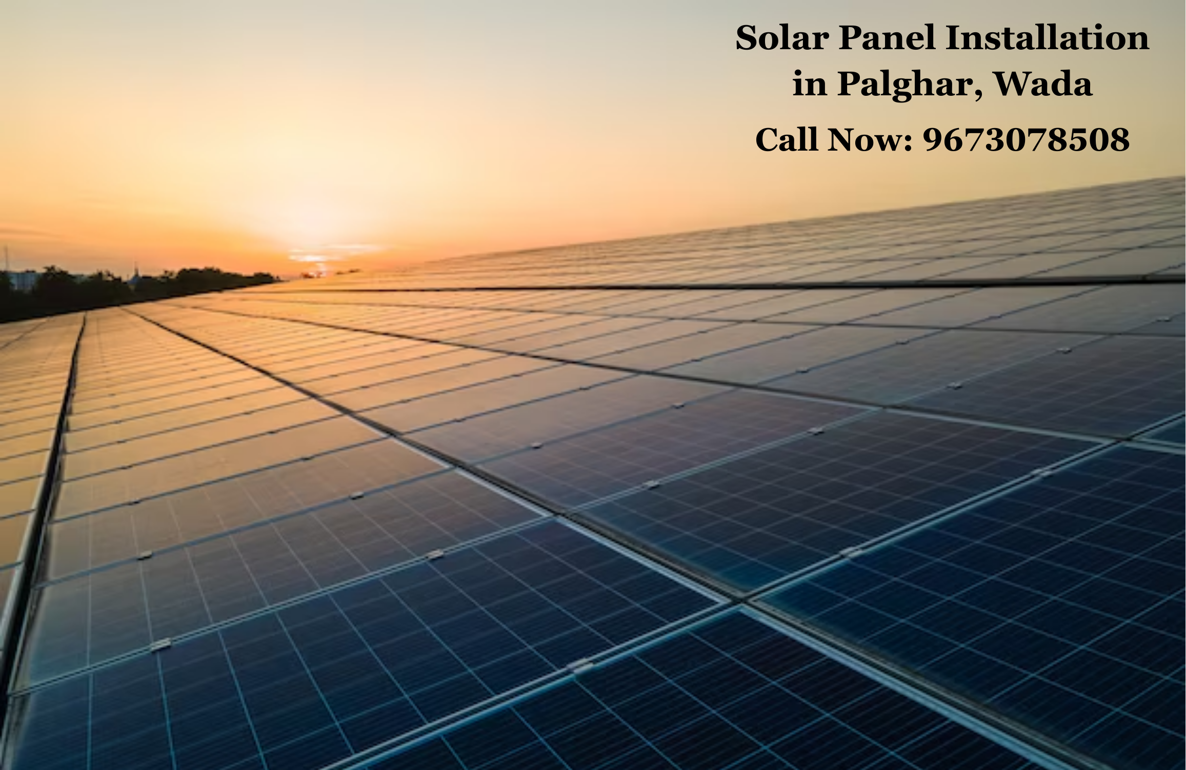 Solar Panel Installation in Palghar, Wada