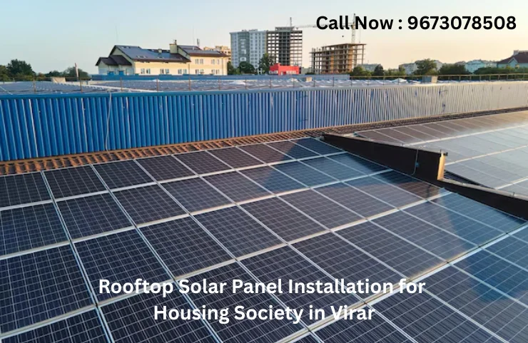Rooftop Solar Panel Installation for Housing Society in Virar
