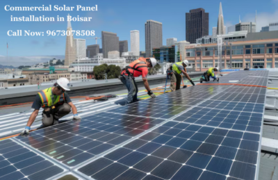 Commercial Solar Panel installation in Boisar