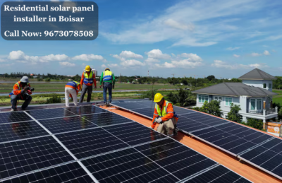Residential solar panel installer in Boisar