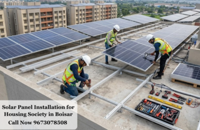 Solar Panel Installation for Housing Society in Boisar