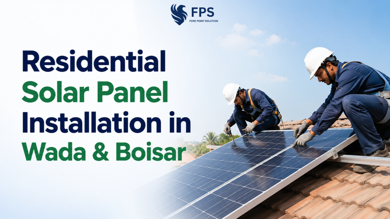 Residential Solar Panel Installation in Wada & Boisar
