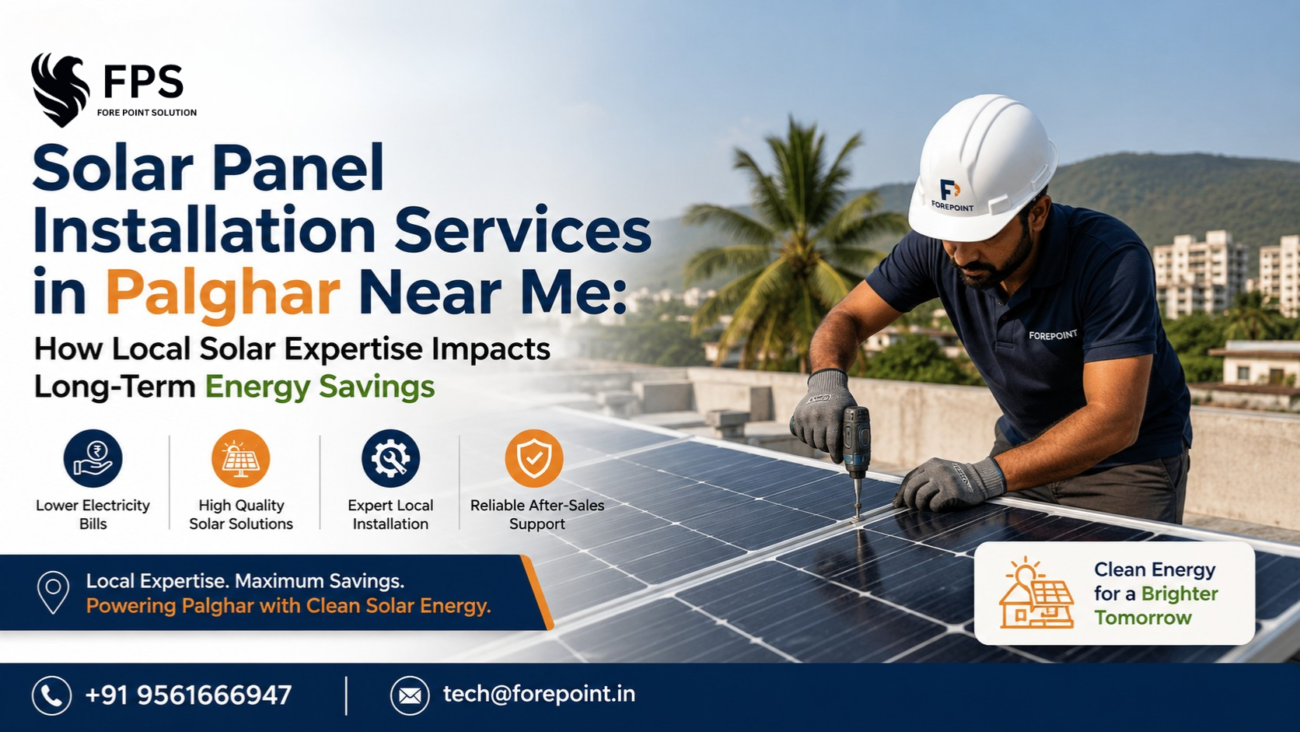 Solar Panel Installation Services in Palghar Near Me