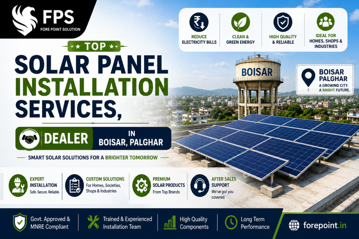 Top Solar Panel Installation Services & Dealers in Boisar, Palghar