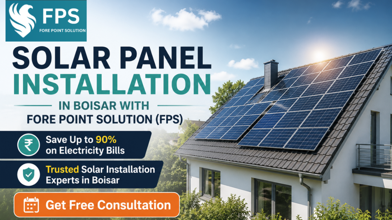 Solar Panel Installation In Boisar