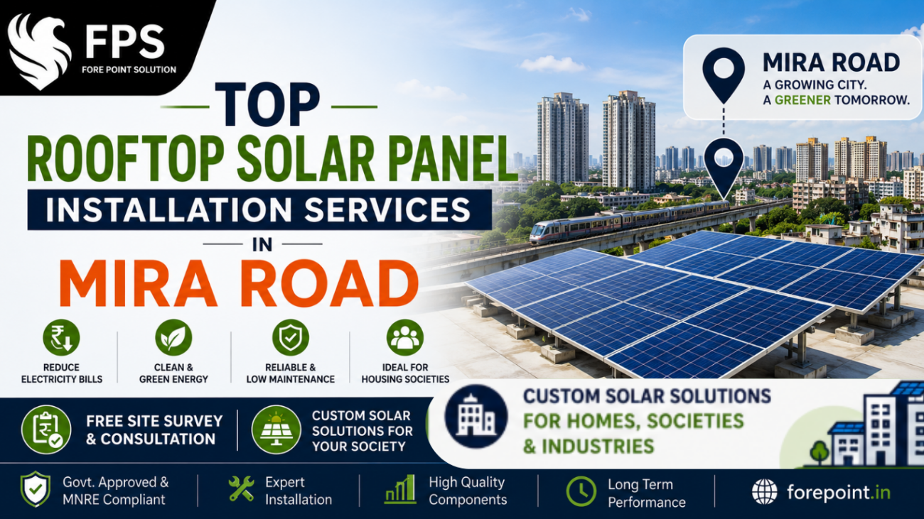 Top Rooftop Solar Panel Installation Services in Mira Road