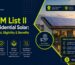ALMM List II for residential solar panels, showing approved solar module manufacturers and eligibility requirements for residential rooftop solar projects in India.