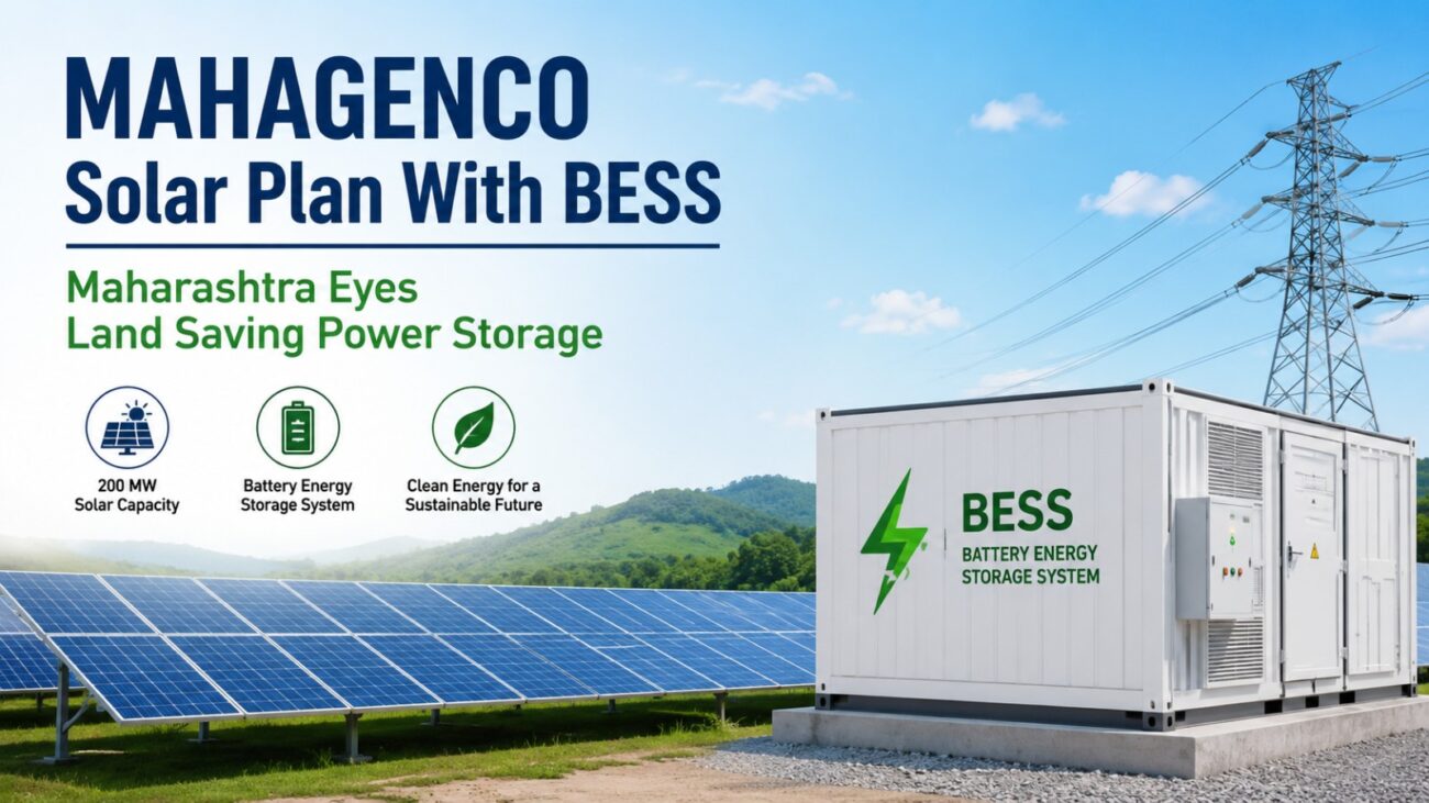 MAHAGENCO Solar Plus BESS Project in Maharashtra